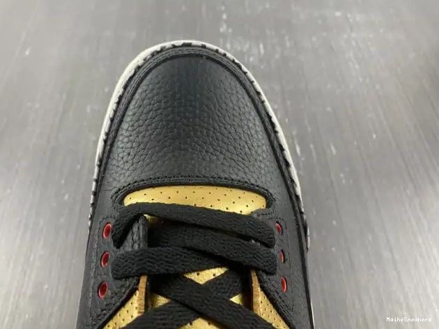 MaikeSneakers WMNS Gold Black 3 CK9246-067 Air Jordan 0530
